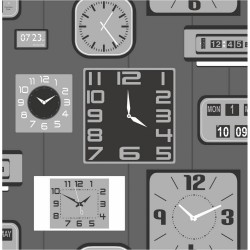 Tapeta Fine Decor Klox Retro Clock