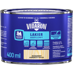Lakier Akrylowy VIDARON 0,4 l